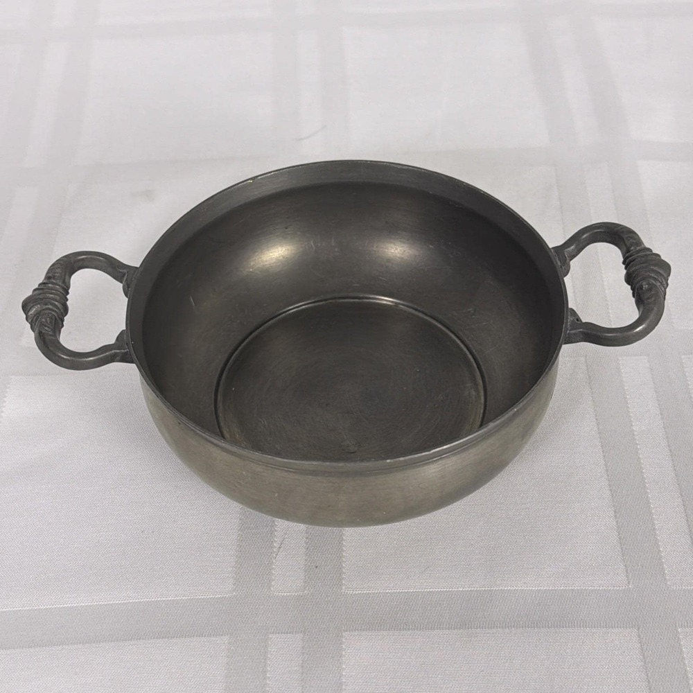 Antique Royal Holland Pewter two Handled Bowl